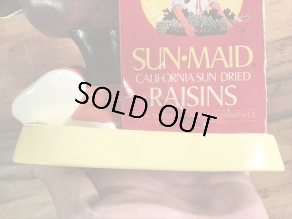 アドバタイジングキャラクターのカリフォルニアレーズンズの80’sヴィンテージコインバンクドール