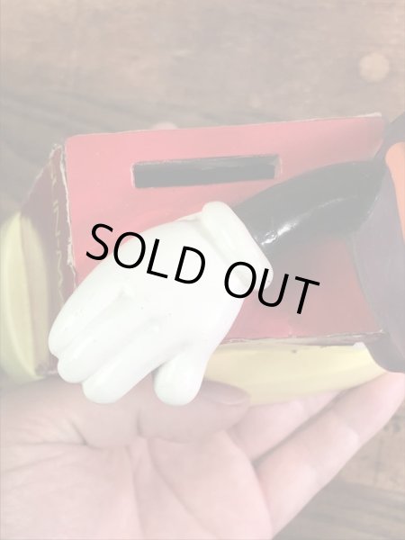 アドバタイジングキャラクターのカリフォルニアレーズンズの80’sヴィンテージコインバンクドール