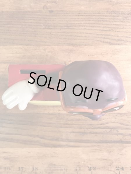 企業キャラクターのカリフォルニアレーズンの80年代ビンテージ貯金箱