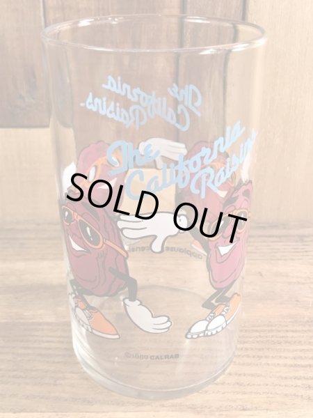 アドバタイジングキャラクターのカリフォルニアレーズンズの80’sヴィンテージビッググラス