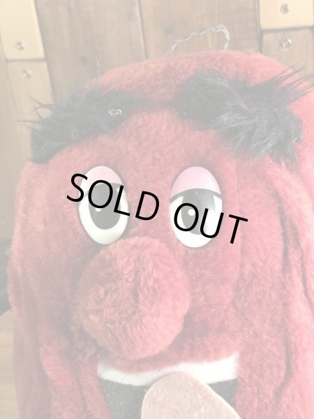 企業キャラクターのカリフォルニアレーズンの80年代ビンテージ縫いぐるみ