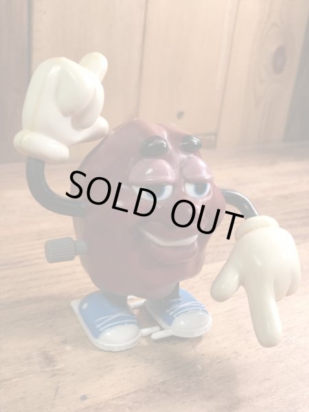 企業キャラクターのカリフォルニアレーズンの80年代ビンテージトコトコ人形