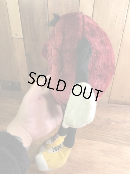 企業キャラクターのカリフォルニアレーズンの80年代ビンテージ縫いぐるみ