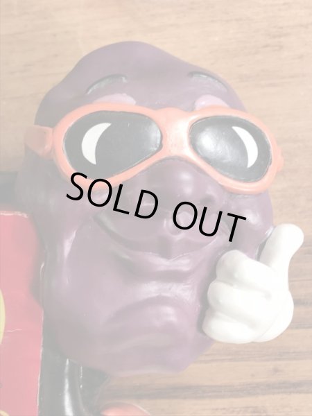 企業キャラクターのカリフォルニアレーズンの80年代ビンテージ貯金箱