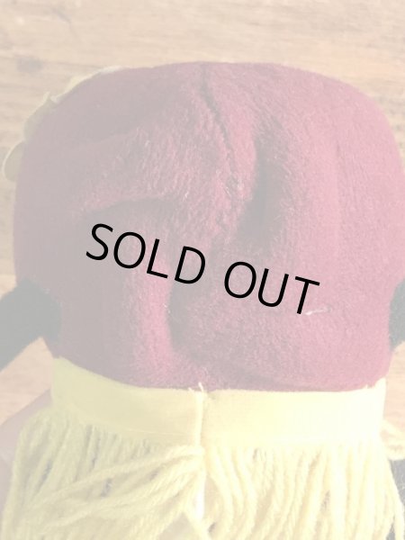 アドバタイジングキャラクターのカリフォルニアレーズンズの80’sヴィンテージベンダブルドール