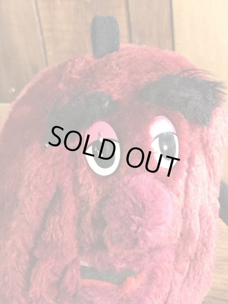 企業キャラクターのカリフォルニアレーズンの80年代ビンテージ縫いぐるみ