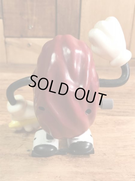 アドバタイジングキャラクターのカリフォルニアレーズンズの80’sヴィンテージゼンマイトイ