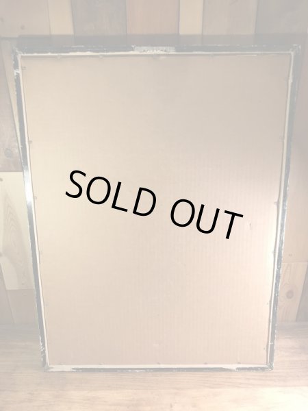 アドバタイジングキャラクターのミスターピーナッツの80’sヴィンテージパブミラー