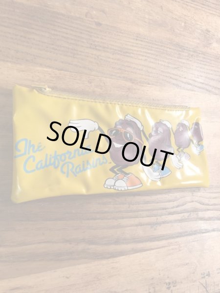 企業キャラクターのカリフォルニアレーズンの80年代ビンテージ筆箱