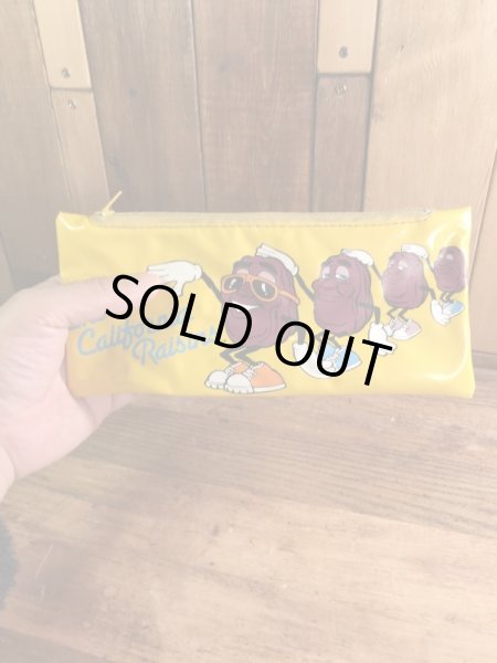 アドバタイジングキャラクターのカリフォルニアレーズンズの80’sヴィンテージペンケース