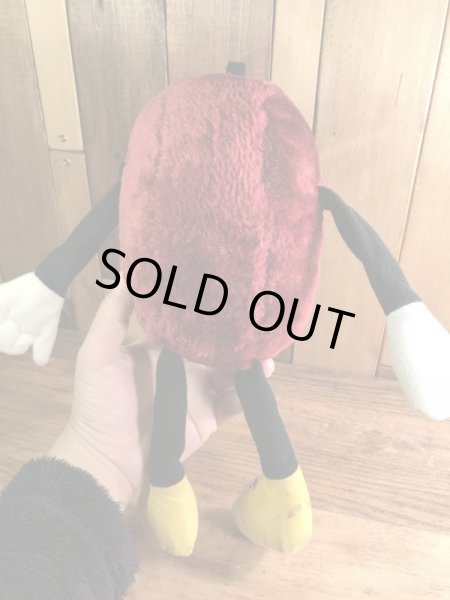 アドバタイジングキャラクターのカリフォルニアレーズンズの80’sヴィンテージプラッシュドール