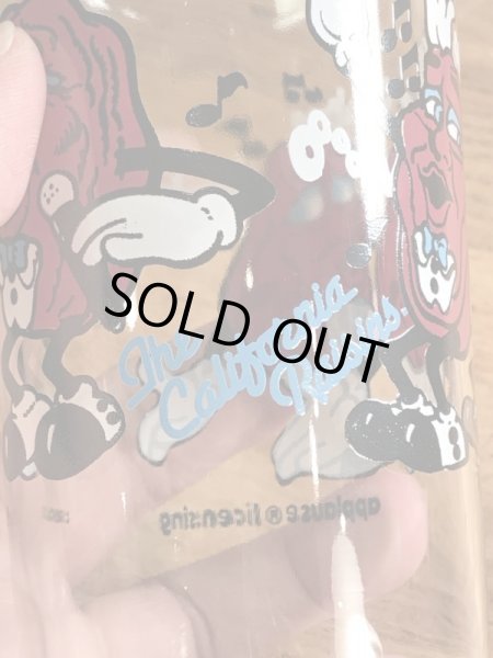 アドバタイジングキャラクターのカリフォルニアレーズンズの80’sヴィンテージグラスタンブラー