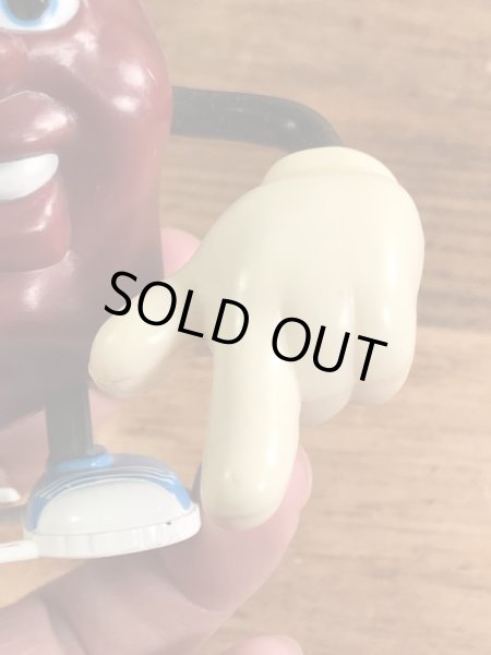 企業キャラクターのカリフォルニアレーズンの80年代ビンテージトコトコ人形