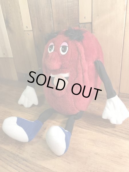 アドバタイジングキャラクターのカリフォルニアレーズンズの80’sヴィンテージプラッシュドール