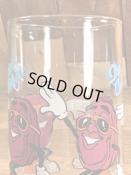 アドバタイジングキャラクターのカリフォルニアレーズンズの80’sヴィンテージビッググラス