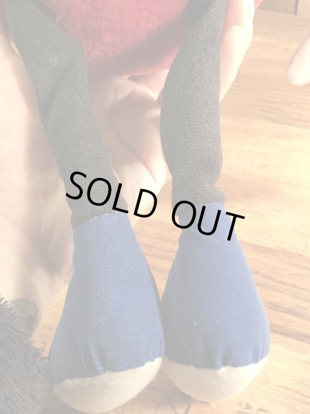 企業キャラクターのカリフォルニアレーズンの80年代ビンテージ縫いぐるみ