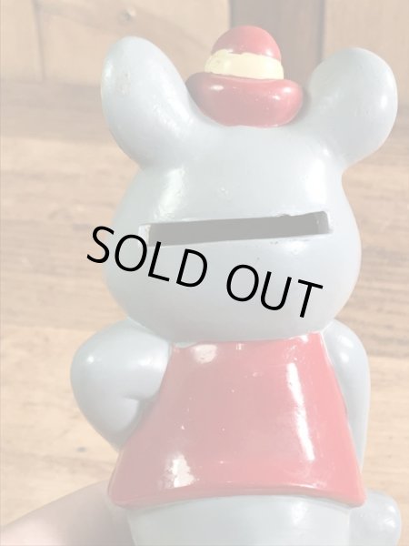 アメリカのピザレストラン“チャッキーチーズ”の80年代ビンテージ貯金箱フィギュア