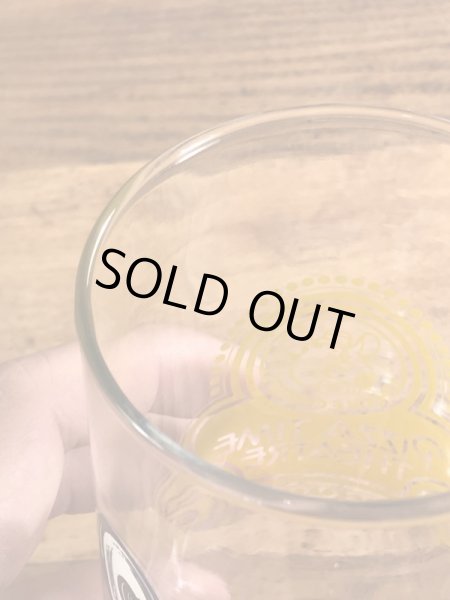 アメリカのピザレストラン“チャッキーチーズ”の80年代ビンテージガラスコップ