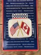 アメリカとカナダの国旗の70’sヴィンテージ刺繡パッチ