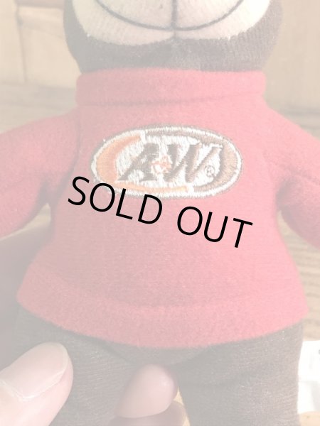 A&Wレストランのクマのビンテージミニプラッシュドール