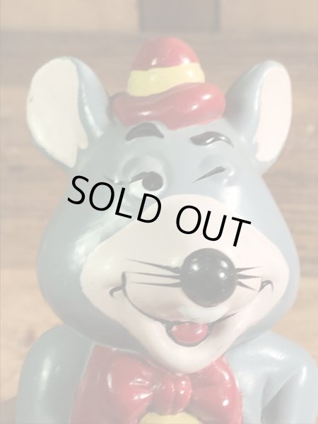 アメリカのピザレストラン“チャッキーチーズ”の80年代ビンテージ貯金箱フィギュア