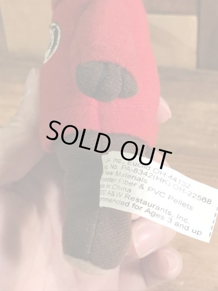 A&Wベアのミニサイズのビンテージぬいぐるみ