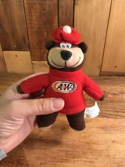 画像3: A&W Restaurant Bear Bean Bag Plush Doll　エーアンドダブリューベア　ビンテージ　ミニプラッシュドール　2000年代