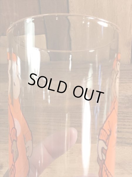 アメリカのファーストフード店A&Wベアの70年代ビンテージガラスコップ