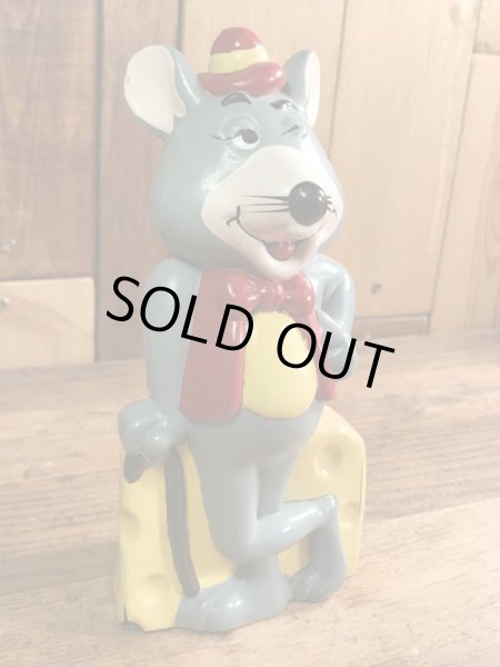 アメリカのピザレストラン“チャッキーチーズ”の80年代ビンテージ貯金箱フィギュア