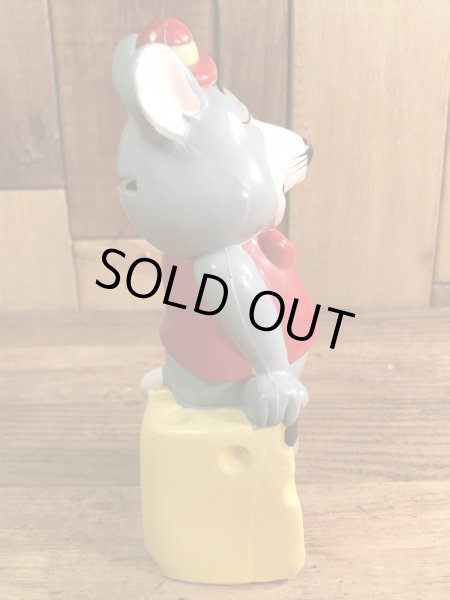 アメリカのピザレストラン“チャッキーチーズ”の80年代ビンテージ貯金箱フィギュア