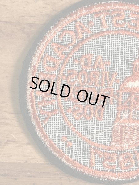 アメリカのイリノイ州レイクフォレストのボーディングスクールの〜70年代ビンテージ刺繡ワッペン