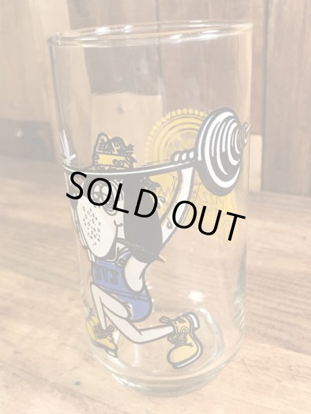 アメリカのピザレストラン“チャッキーチーズ”の80’sヴィンテージグラス