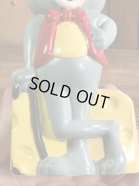 アメリカのファーストフード店チャックイーチーズの80’sヴィンテージコインバンクドール