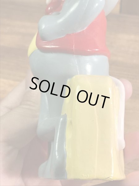 アメリカのファーストフード店チャックイーチーズの80’sヴィンテージコインバンクドール