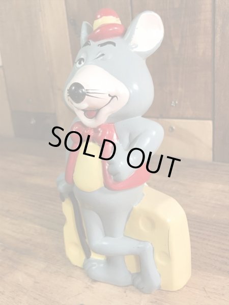 アメリカのファーストフード店チャックイーチーズの80’sヴィンテージコインバンクドール