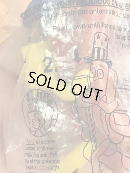 ホットドッグのファーストフード店ウインナーシュニッツェルのビンテージアンテナトッパー