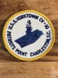 アメリカ海軍の航空母艦ヨークタウンの70年代〜ビンテージ刺繡ワッペン