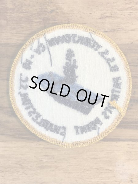 アメリカ海軍の航空母艦Yorktown CV-10の70’s〜ヴィンテージ刺繡パッチ