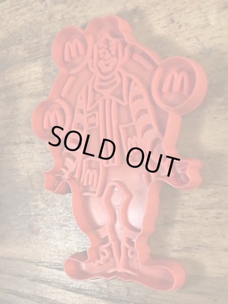 マクドナルドのロナルドの80’sヴィンテージクッキーカッター