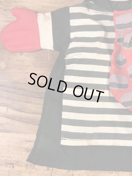 マクドナルドのハンバーグラーの90年代ビンテージパペットドール