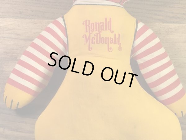 マクドナルドのロナルドの70年代ビンテージピロードール