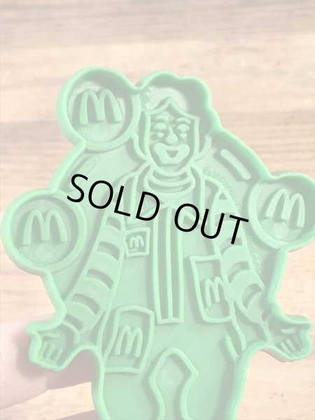 マクドナルドのロナルドの80年代ビンテージクッキーカッター
