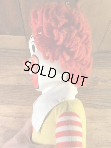 マクドナルドのドナルドの70’sヴィンテージプラッシュドール