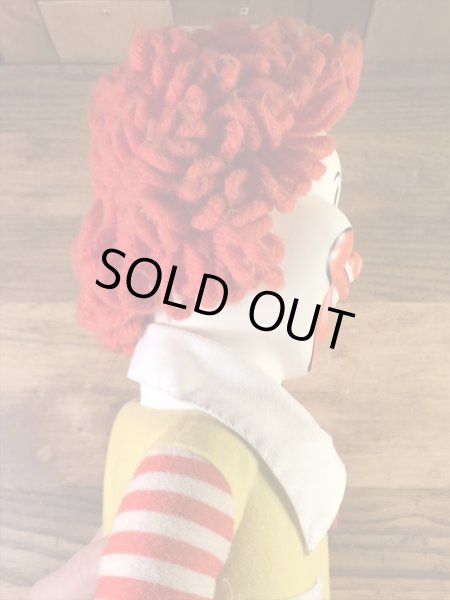 マクドナルドのロナルドの70年代ビンテージ笛吹ドール