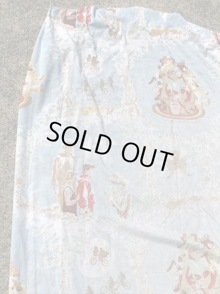 E.T.のボックスタイプの80年代ビンテージシーツ