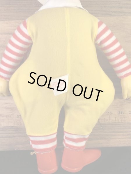 マクドナルドのロナルドの70年代ビンテージ笛吹ドール