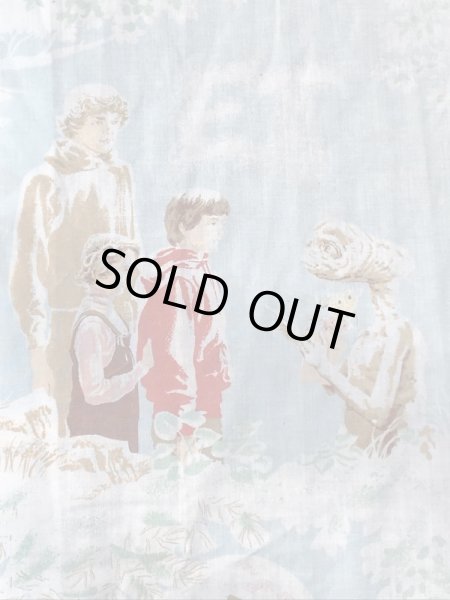 E.T.のボックスタイプの80年代ビンテージシーツ