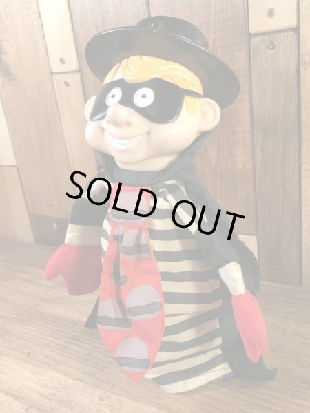 マクドナルドのハンバーグラーの90’sヴィンテージハンドパペット