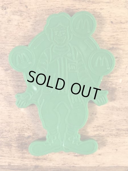 マクドナルドのドナルドの80’sヴィンテージクッキーカッター