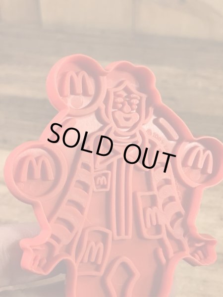 マクドナルドのロナルドの80年代ビンテージクッキーカッター